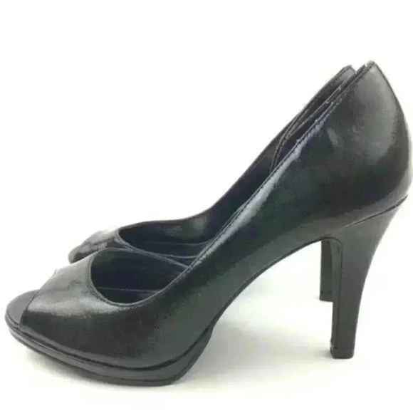 New Alfani Heels 6.5 Glory Glitter Dorsay Peep Toe - Picture 5 of 9